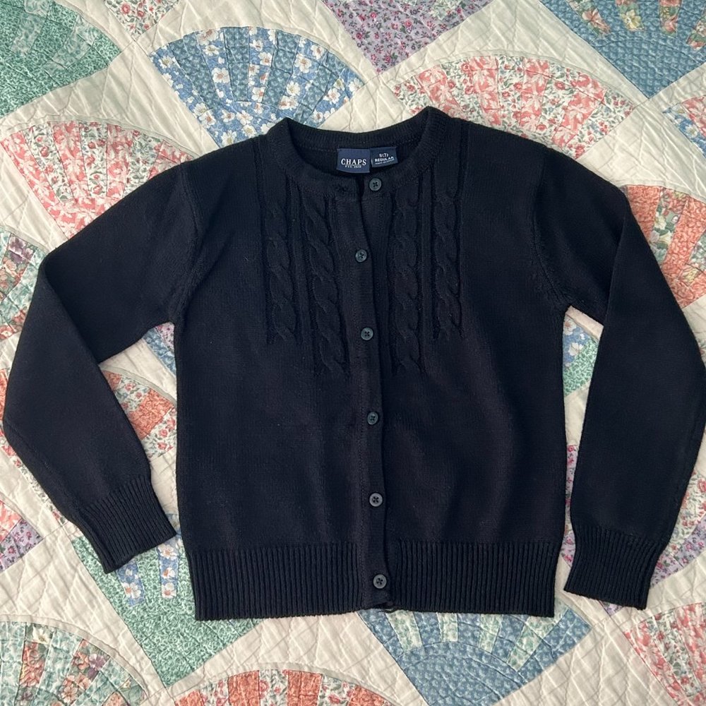 Chaps Navy Sweater